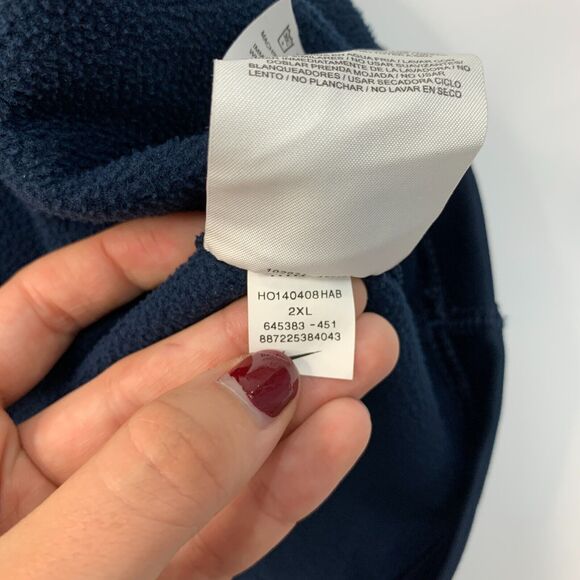 Nike Sweatshirt Mens 2XL XXL Windsor Blue Therma Fit Fleece Warm Up Training - Picture 7 of 10